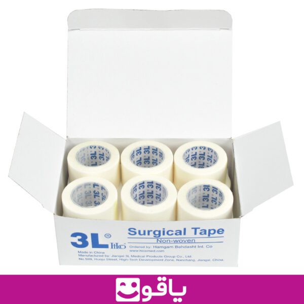 خرید عمده چسب ضد حساسیت کاغذی 3l hico surgical tape چسب جراحی 3l تجهیزات پزشکی یاقوت 3