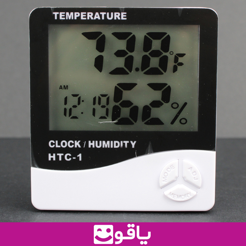 مشخصات و قیمت خرید دستگاه قیمت و خرید دماسنج و رطوبت سنج دیجیتال htc-1 دماسنج اچ تی سی  wireless Digital Thermometer And Humidity HC-1