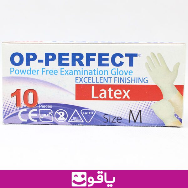 قیمت خرید دستکش لاتکس op perfect اوپی پرفکت سایز m بسته 10 عددی تجهیزات پزشکی یاقوت فروش لوازم مصرفی دستکش اوپی پرفکت لاتکس یاقوت بزرگترین سایت فروش لوازم مصرفی پزشکی دستکش Latex اوپی پرفکت M بسته 10عددی کالای پزشکی یاقوت دستکش Latex OP-PERFECT بسته 10عددی یاقوت فروشگاه آنلاین تجهیزات پزشکی مصرفی کشور