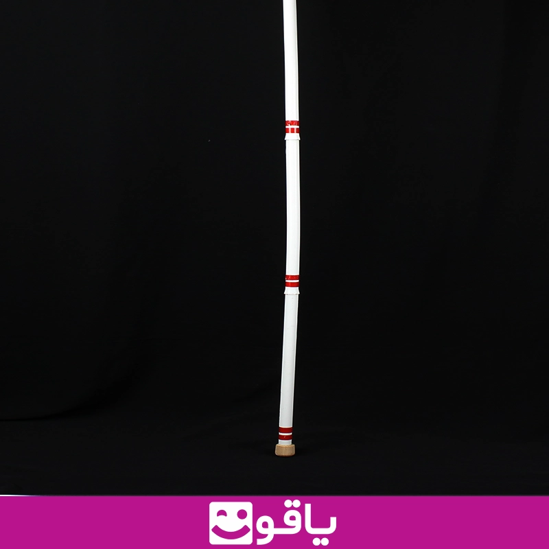 خرید عصا نابینایان عصای سفید نابینایان دسته چوبی 127 سانتی 2