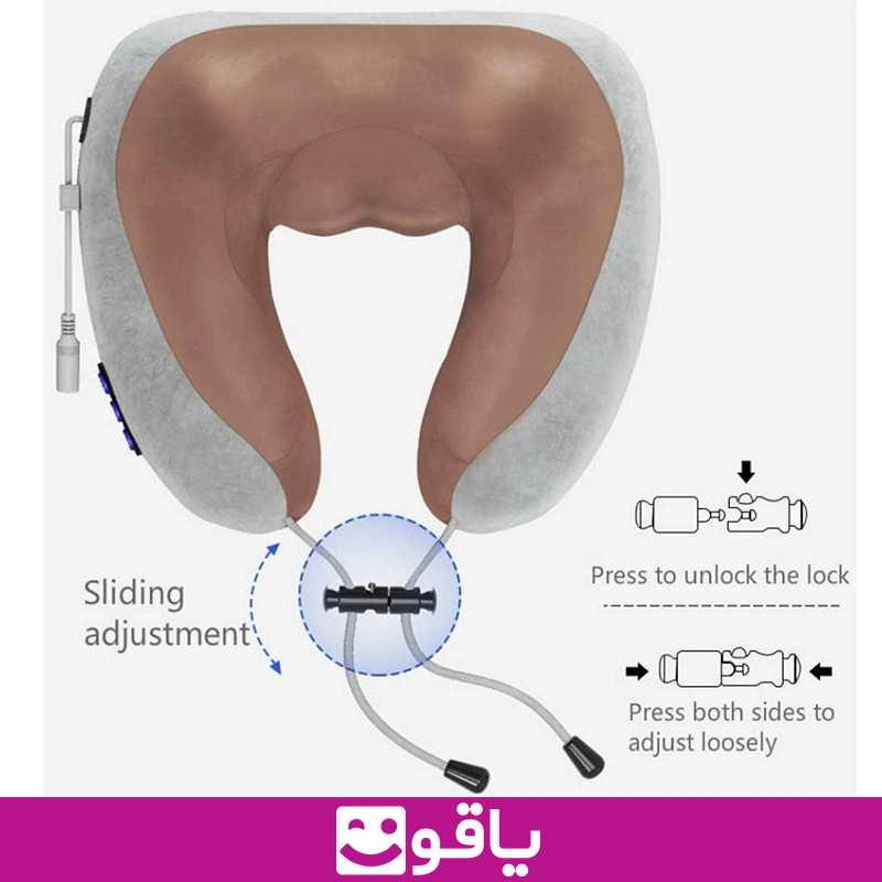 ماساژور برقی u shaped ماساژور گردنی یو شیپ بالش دورگردنی برقی 17