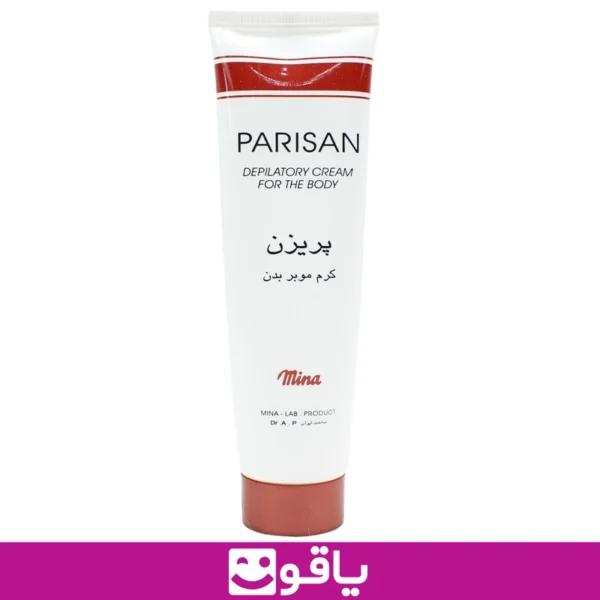 خرید کرم مو بر پریزن مخصوص بدن 100 گرم parisan 2