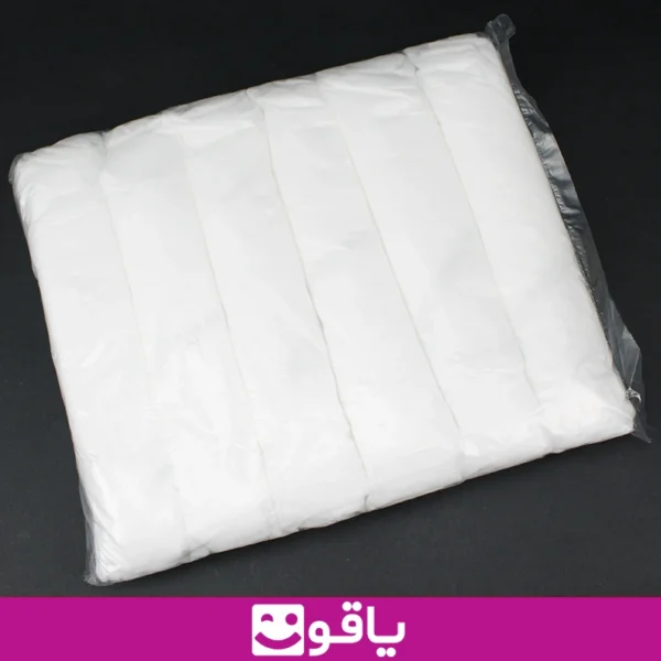 ملحفه 220x80 سفید 2 سر کش بسته 6 عددی 3