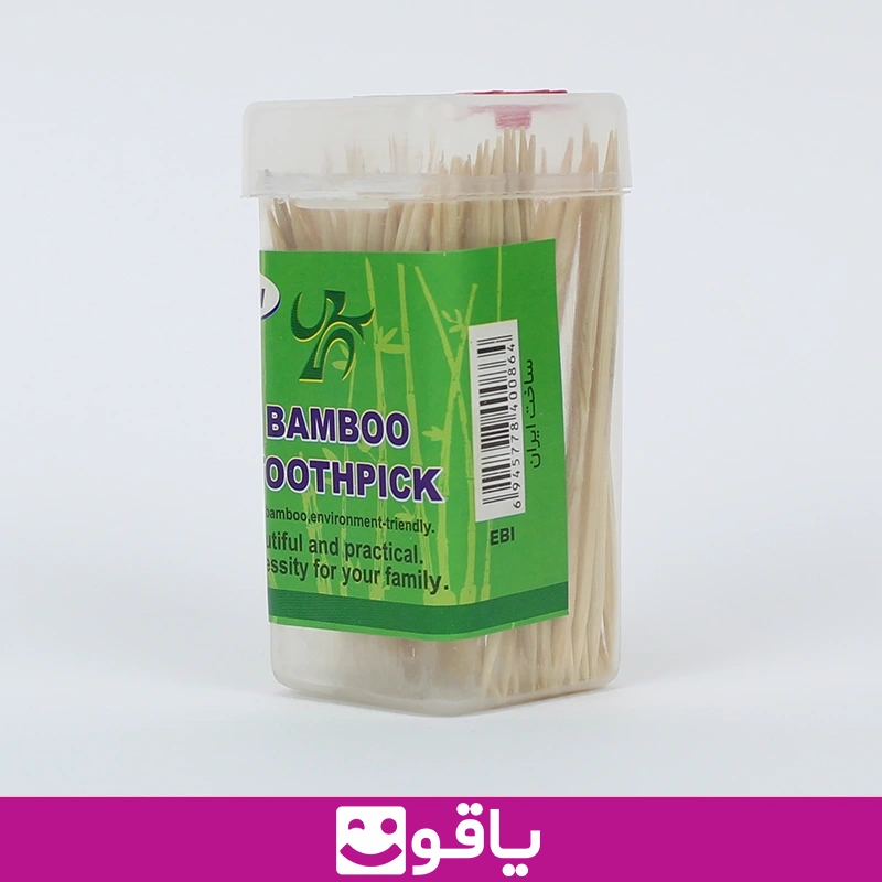 و خرید خلال دندان bamboo pick خلال دندان چوبی بامبو توث پیک بسته 100 تایی 3