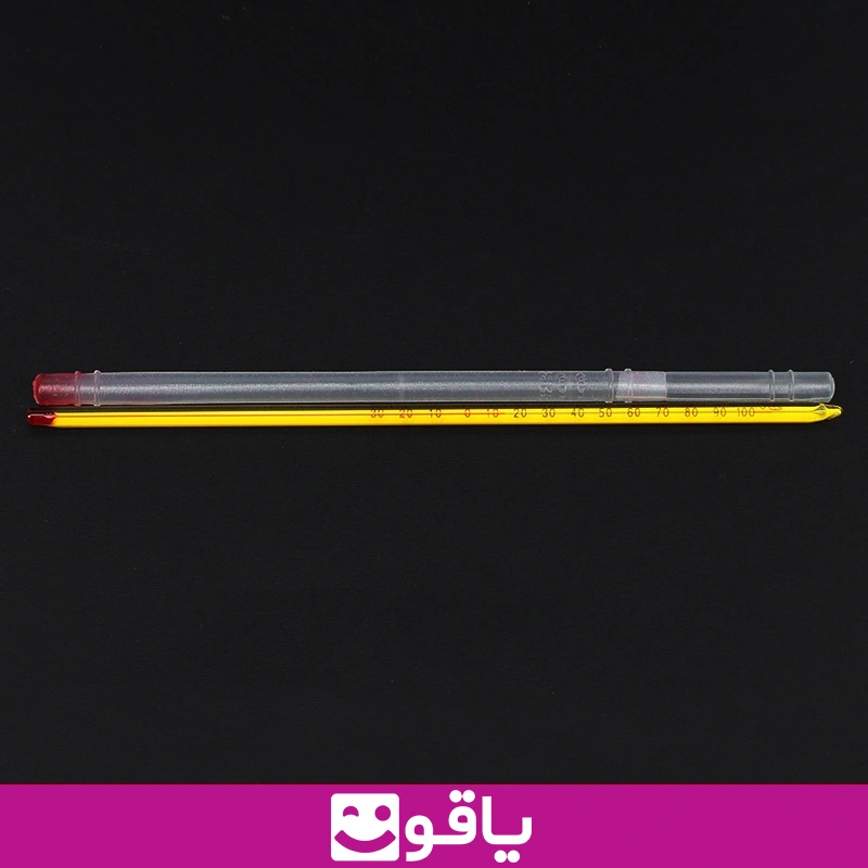 خرید دماسنج مایعات 30 تا 100 درجه سانتیگراد ترمومتر مایعات wenduji دماسنج جیوه ای مایعات بسته 1 عددی 1