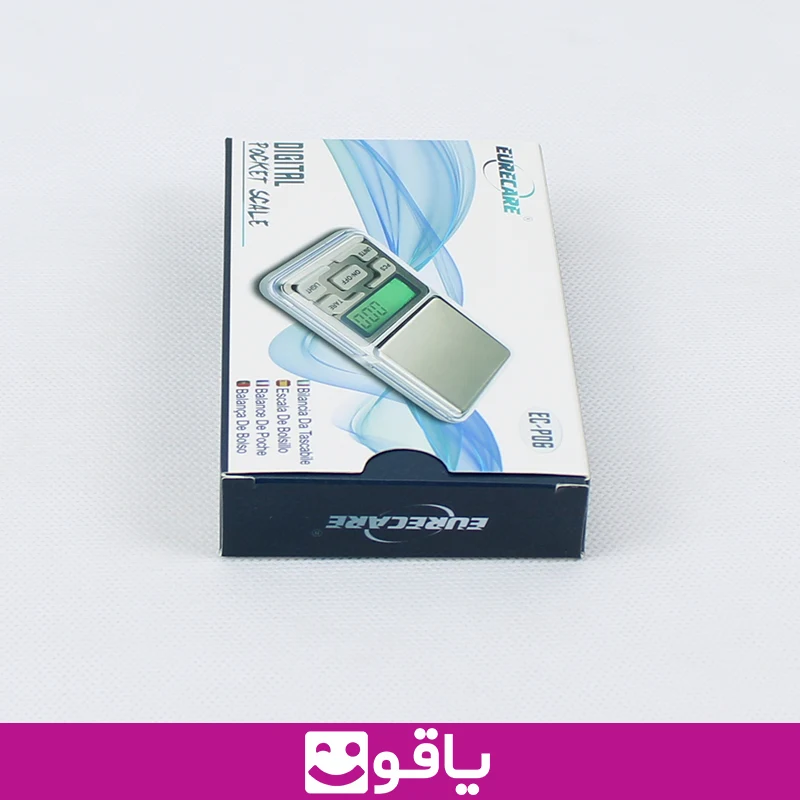 و فروش عمده ترازو دیجیتال گرمی ترازو جیبی 500 گرم مدل eurecare ec p06 3