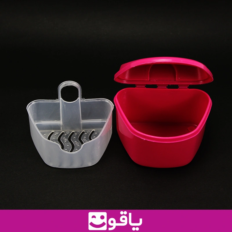 و فروش عمده جای دندان مصنوعی دکتر مید denture box سرخابی 11