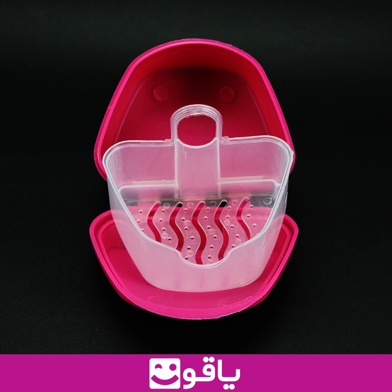 و فروش عمده جای دندان مصنوعی دکتر مید denture box سرخابی 14