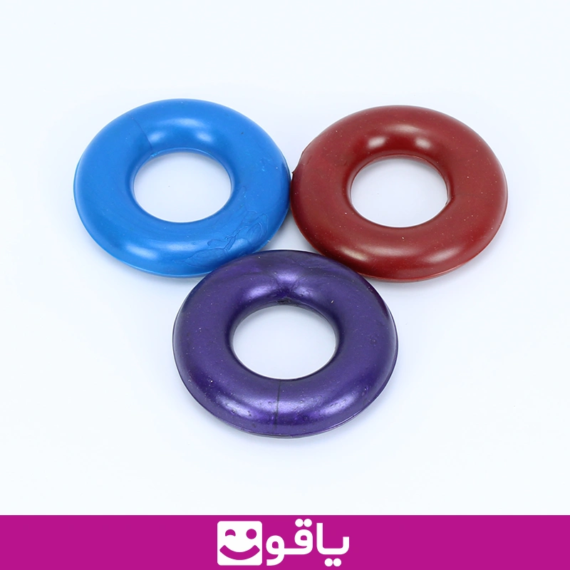 و فروش عمده حلقه لاستیکی دست سایز 9CM حلقه مچ دست لاستیکی مشکی 7