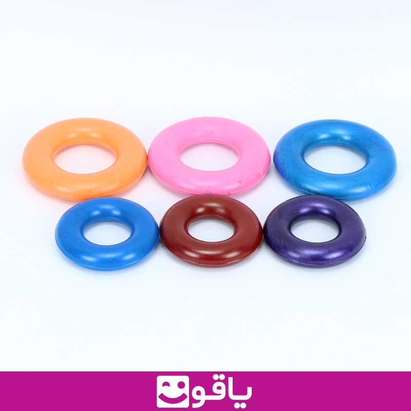 و فروش عمده حلقه لاستیکی دست سایز 9CM حلقه مچ دست لاستیکی مشکی 8